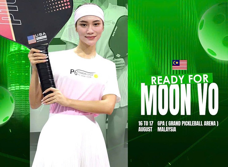 Ngọc Trinh khoe dáng nuột nà chơi pickleball, hot-girl Moon Võ dự giải quốc tế - 3