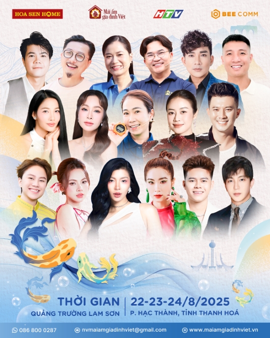 Đại Nghĩa, Quang Hà, Uyên Linh cùng nhiều nghệ sĩ tham gia ghi hình Mái ấm gia đình Việt tại Thanh Hóa - 3