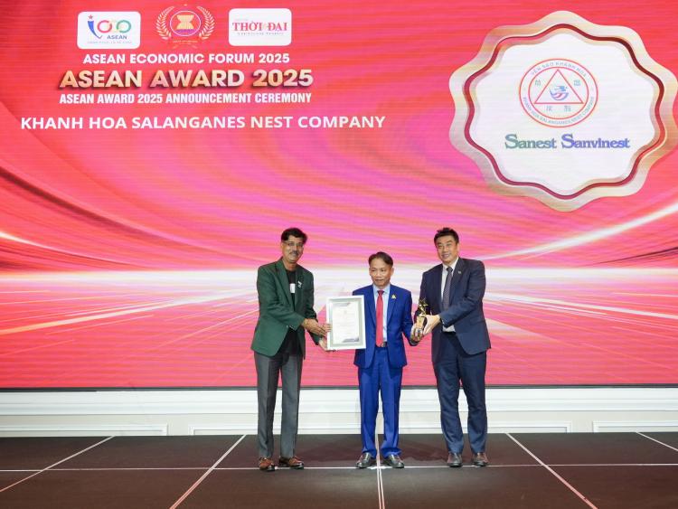 Yến sào Khánh Hòa vào Top 10 Thương hiệu Nổi tiếng ASEAN 2025