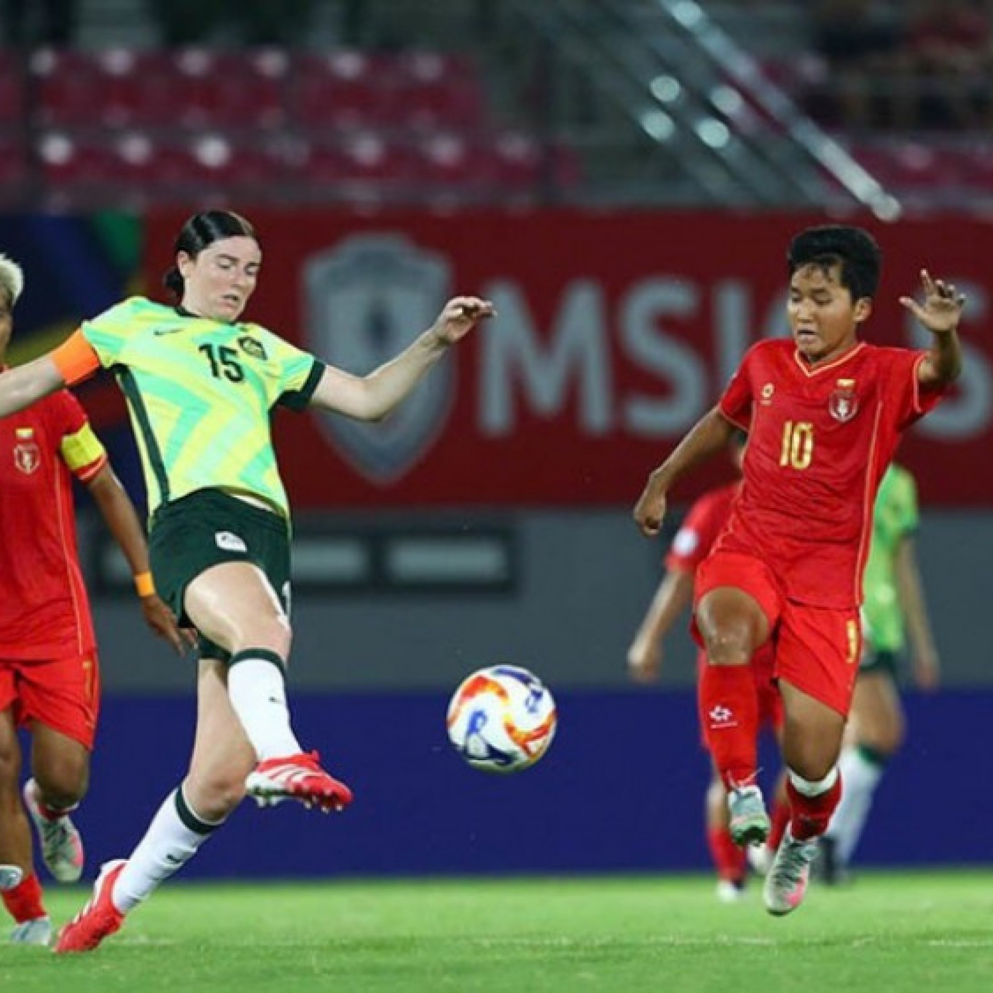  - Video bóng đá nữ Myanmar - nữ Australia: Nghẹt thở chung kết (ASEAN Cup)