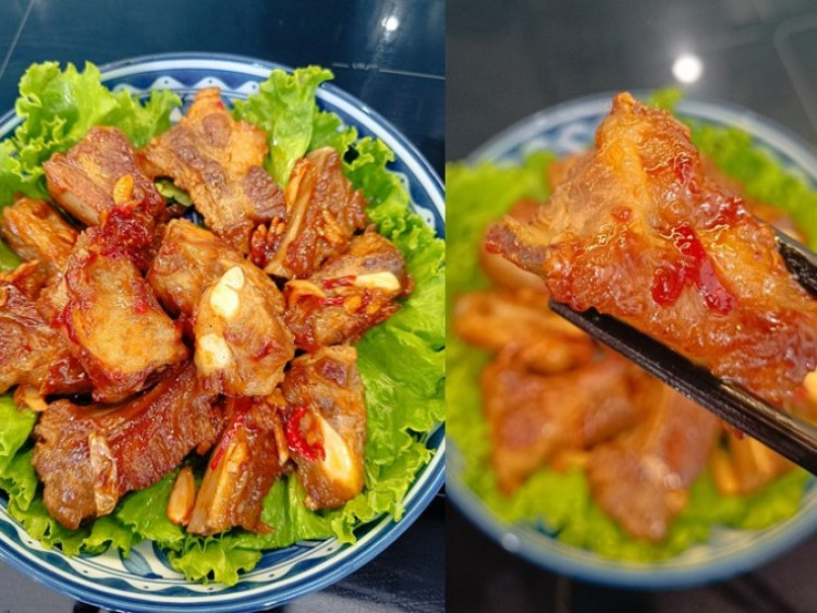 Cách làm sườn xào chua ngọt mềm mọng đẫm sốt, cực tốn cơm