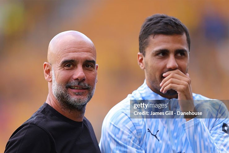 Man City đấu Tottenham: Guardiola xác nhận Rodri tái xuất, Frank đáp trả vụ bị "cướp" Eze - 1