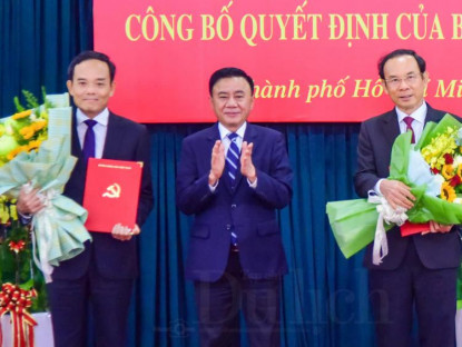 Chuyển động - Ông Trần Lưu Quang giữ chức Bí thư Thành ủy TP.HCM