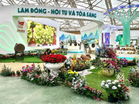  - Ấn tượng không gian “Lâm Đồng – Hội tụ và Tỏa sáng” tại Triển lãm thành tựu Đất nước