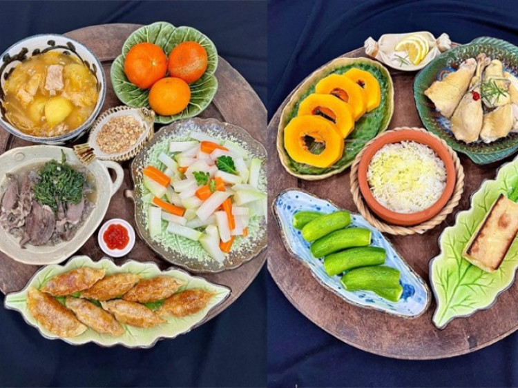 30 mâm cơm nhà đậm chất Bắc của nữ tiếp viên hàng không xinh đẹp