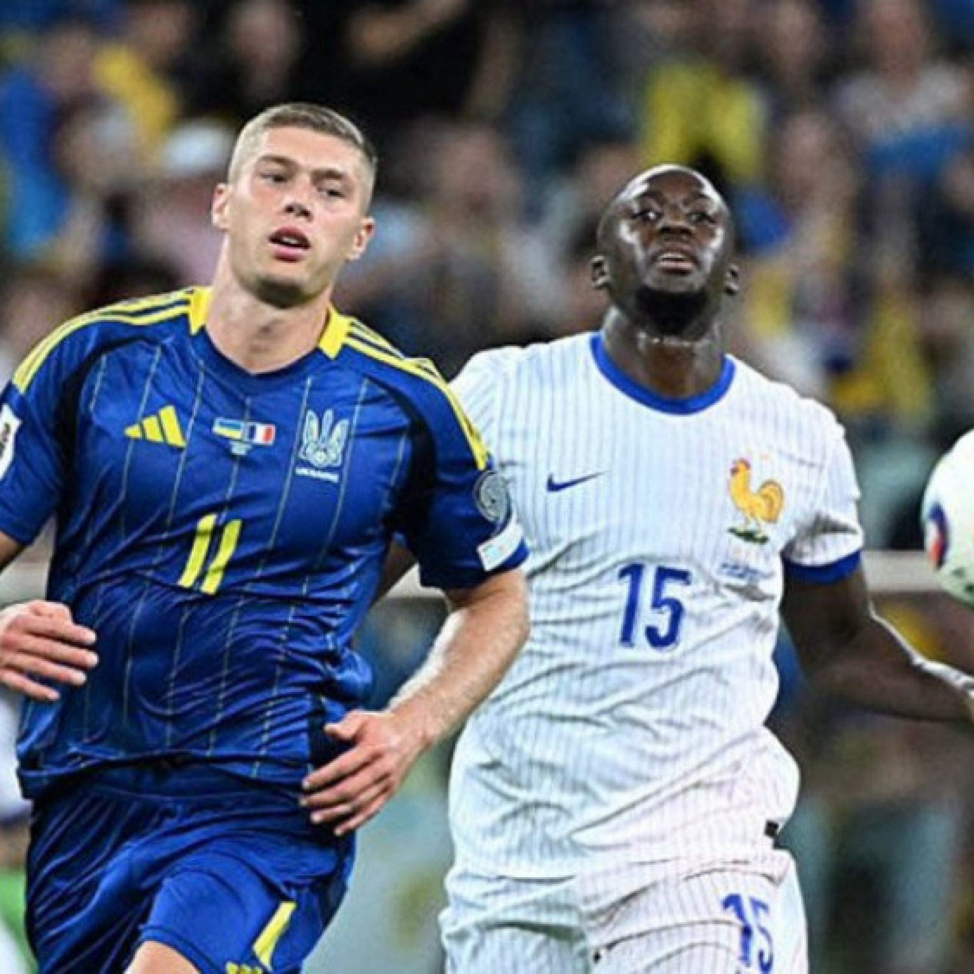  - Video bóng đá Ukraine - Pháp: Dấu ấn Olise, Mbappe sánh ngang Henry (Vòng loại World Cup)