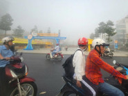 Nhiệt độ xuống thấp, nhiều xã phường ở Cần Thơ sương mù như Đà Lạt