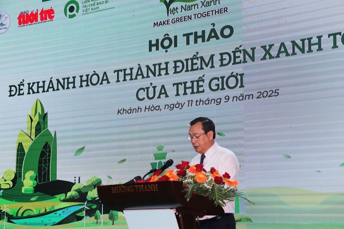 Hội thảo 'Để Khánh Hòa trở thành điểm đến xanh toàn diện của thế giới' - 4
