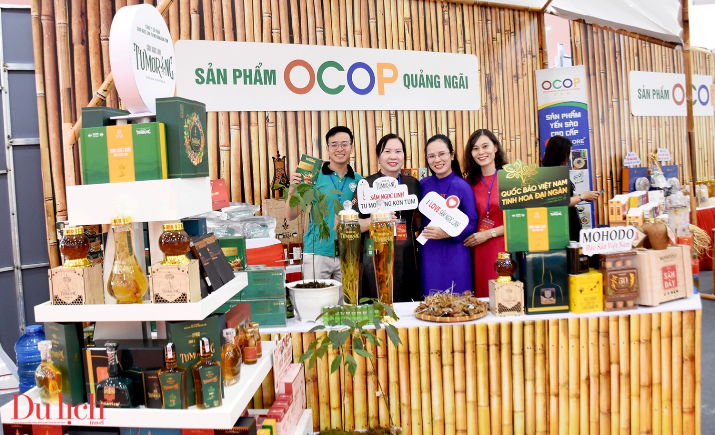 sam ngoc linh hut khach tai khong gian trung bay san pham ocop tinh quang ngai - 7