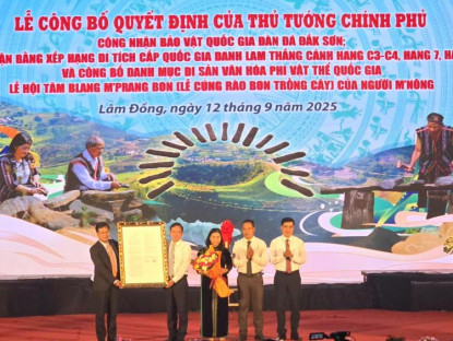  - Đàn đá Đắk Sơn niên đại 3.000 năm được công nhận bảo vật quốc gia