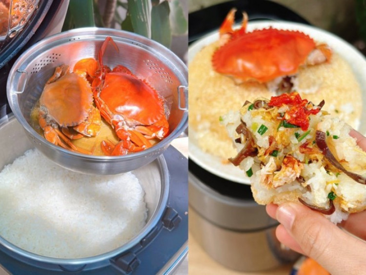 Món xôi cua sang chảnh siêu hot không ngờ tự làm dễ đến vậy