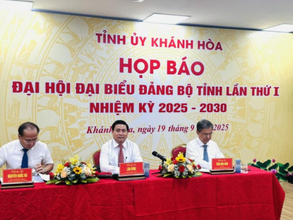  - 397 đại biểu sẽ tham dự Đại hội Đảng bộ tỉnh Khánh Hòa lần thứ I