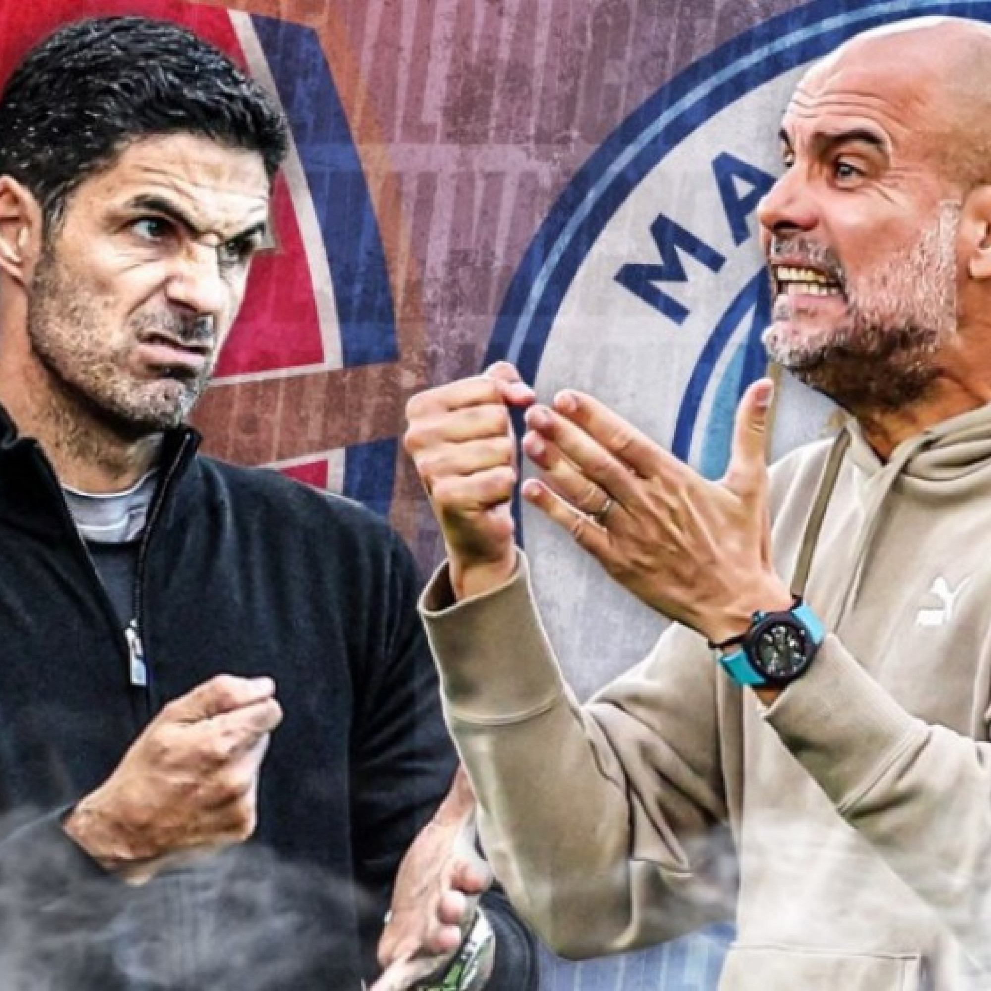  - Đỉnh cao thư hùng Arsenal - Man City: 132 năm đua tranh, Arteta đọ tài nảy lửa với Pep