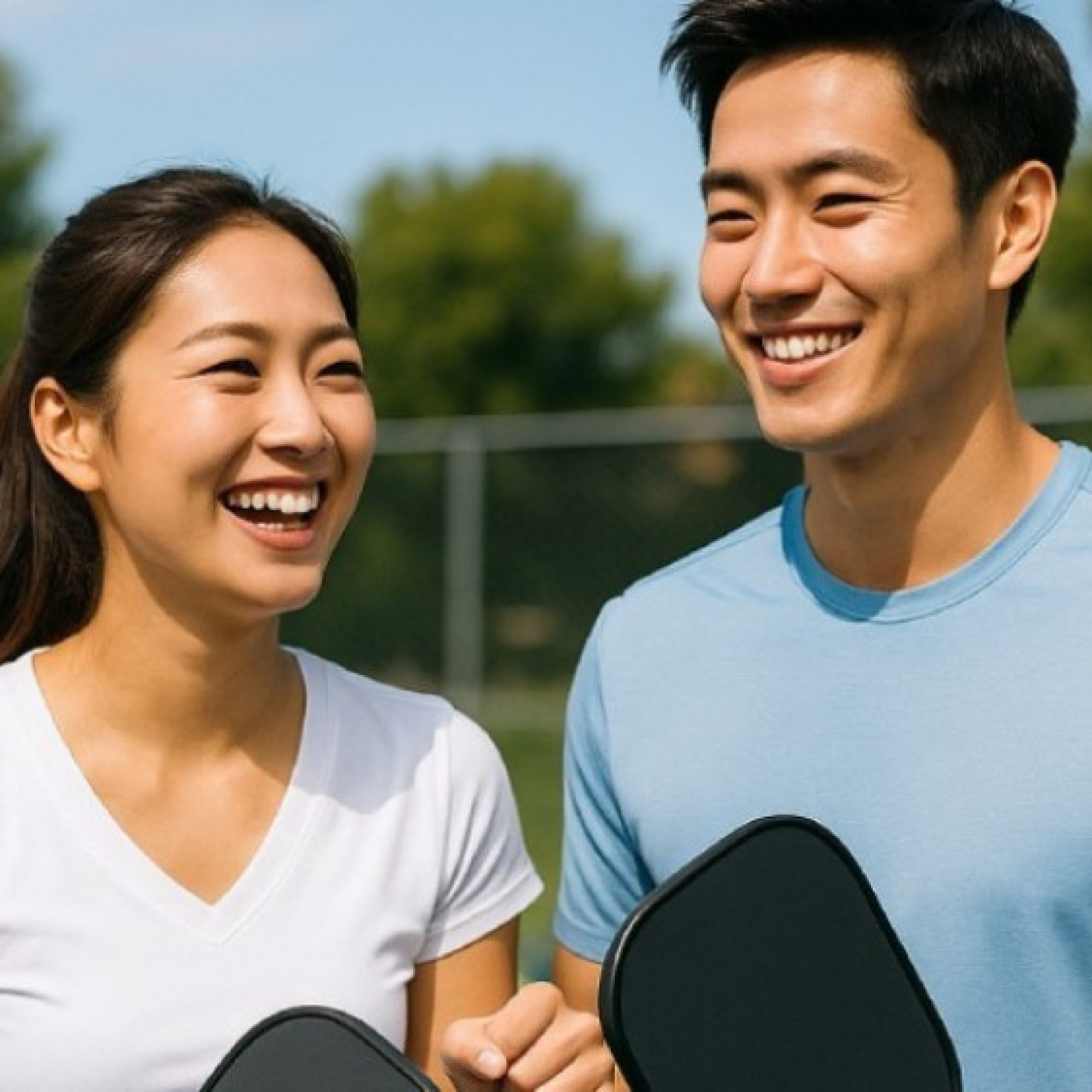  - Bi hài pickleball: Vợ đánh cặp với chồng, bị mắng nhiều hơn số lần chạm bóng