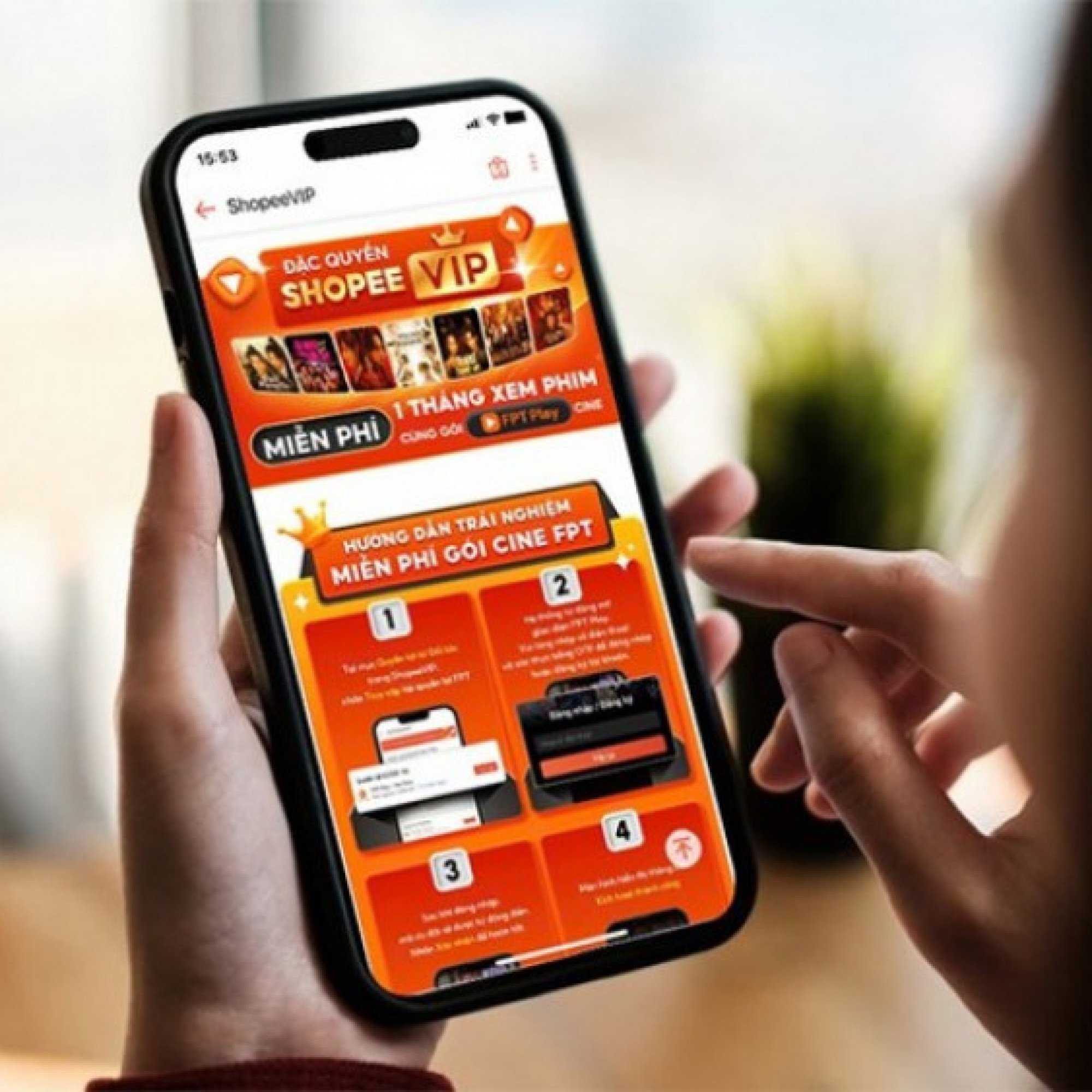  - ShopeeVIP tung thêm đặc quyền cho hội viên: Miễn phí một tháng xem phim trên FPT Play Cine