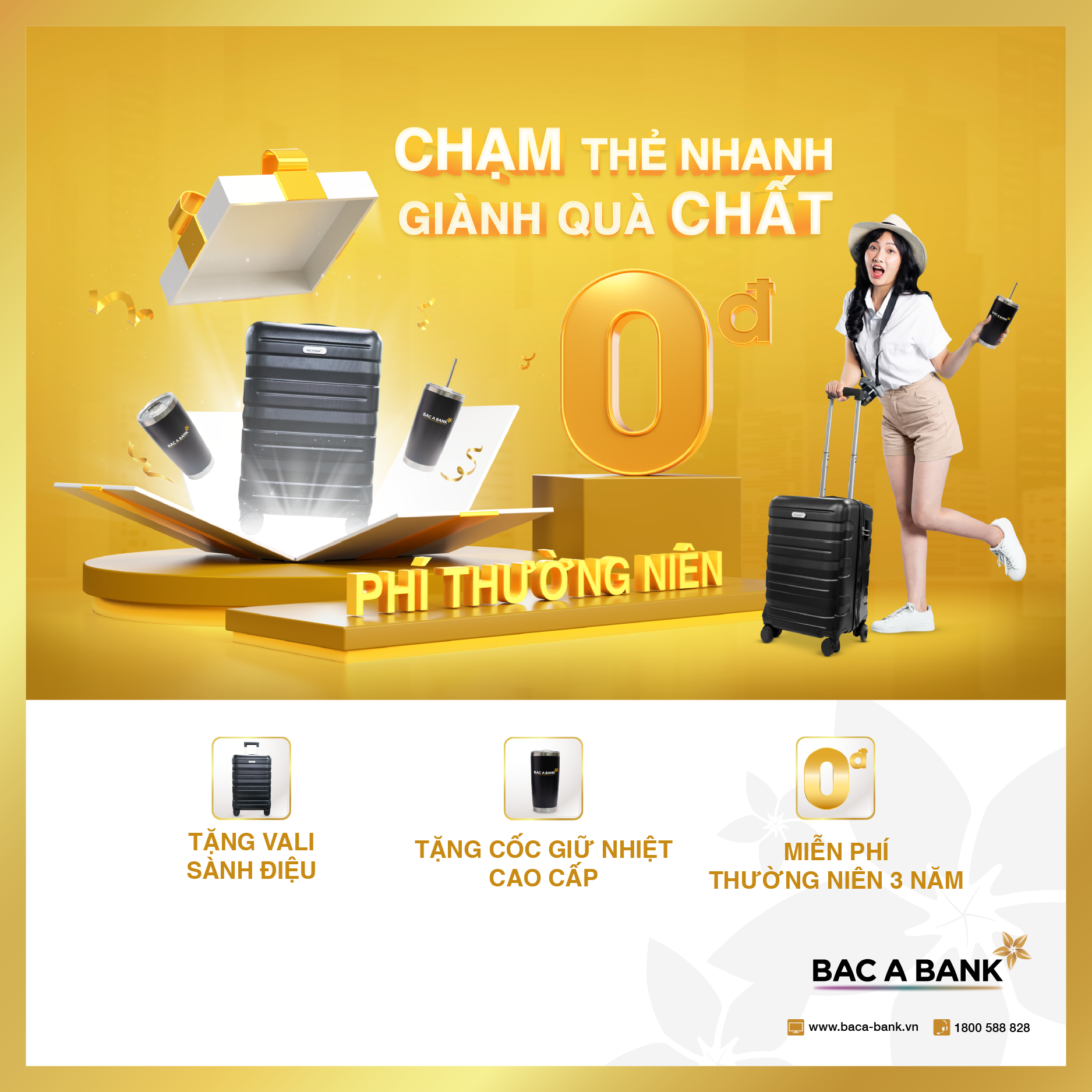 Thoái mái chi tiêu, nhận ngay quà chất cùng thẻ tín dụng quốc tế BAC A BANK - 2