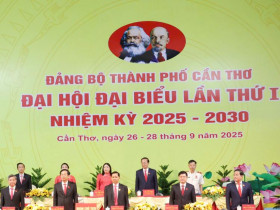  - Cần Thơ khai mạc Đại hội đại biểu Đảng bộ lần thứ I, nhiệm kỳ 2025 – 2030