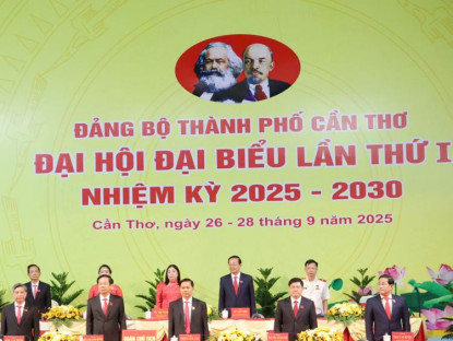Chuyển động - Cần Thơ khai mạc Đại hội đại biểu Đảng bộ lần thứ I, nhiệm kỳ 2025 – 2030