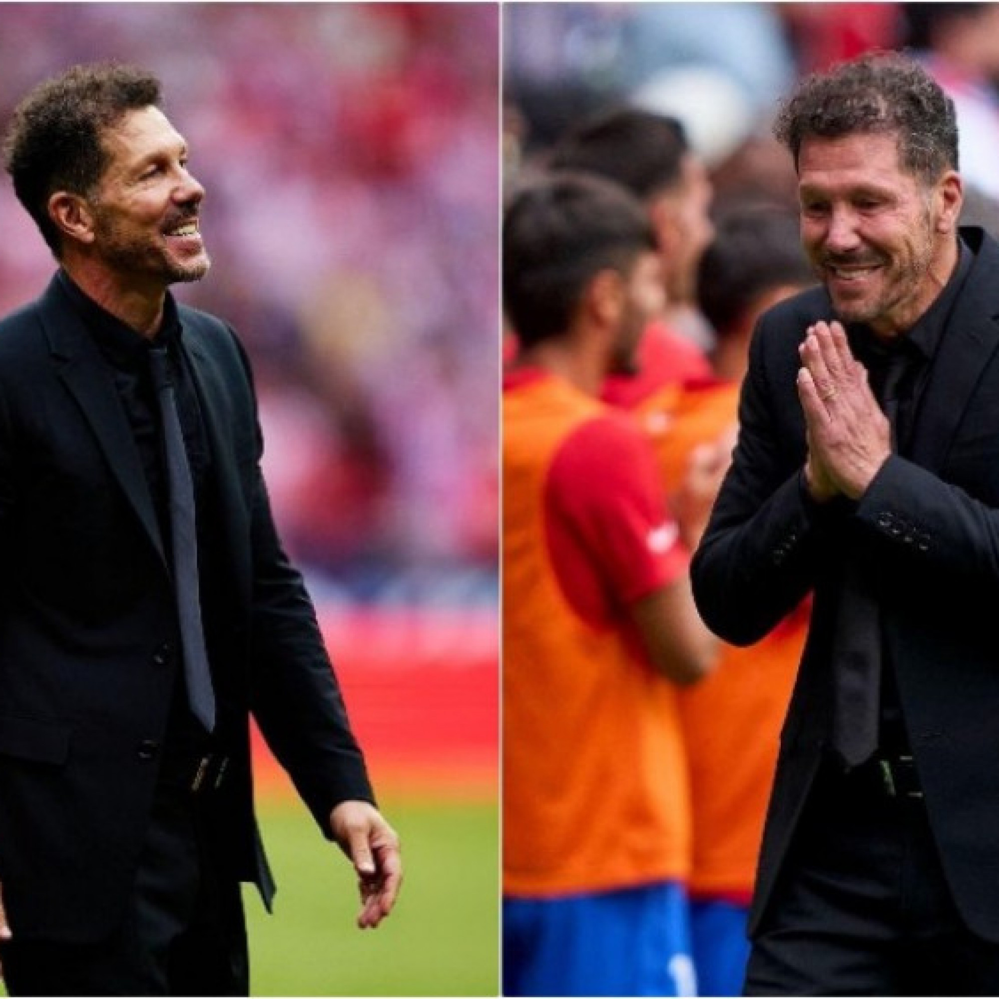  - Atletico đại thắng Real: Simeone bật khóc trên sân, không tiếc lời khen Alvarez