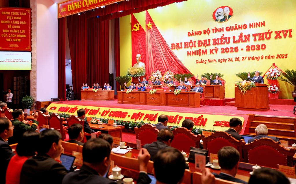 55 đồng chí trúng cử Ban Chấp hành Đảng bộ tỉnh Quảng Ninh khoá XVI, nhiệm kỳ 2025 - 2030 - 2