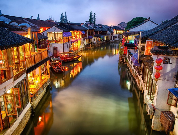 Những thị trấn “sông chảy trong lòng” hết sức lãng mạn ở Trung Quốc