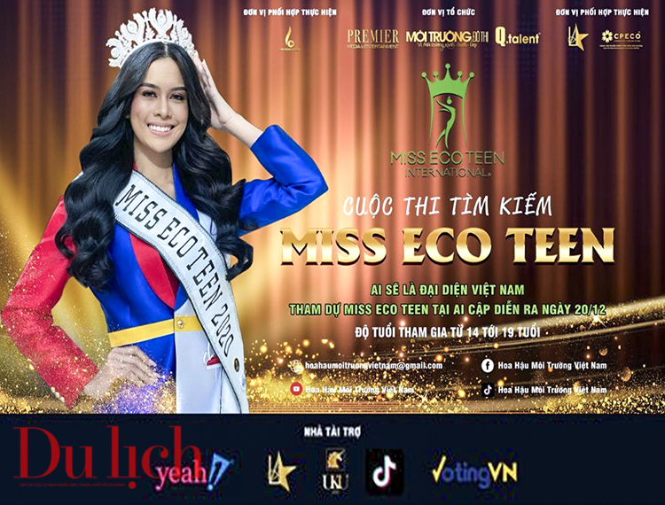 Tìm kiếm gương mặt đại diện Việt Nam tham dự Miss Eco Teen tại Ai Cập