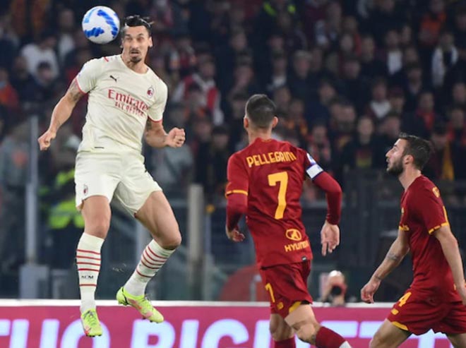 Kết quả bóng đá AS Roma - AC Milan: Ibrahimovic chói sáng, thẻ đỏ hú vía (Vòng 11 Serie A) - 2