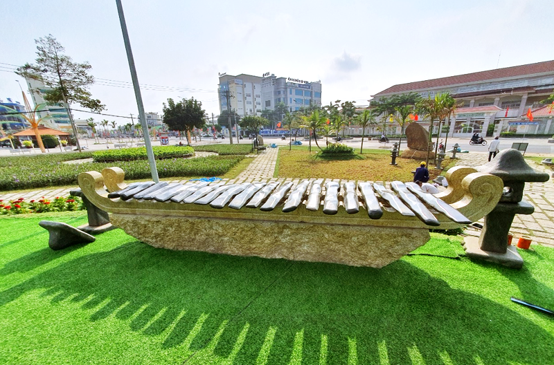 Bến Tre xác lập kỷ lục bộ đàn đá lớn nhất Việt Nam - 4