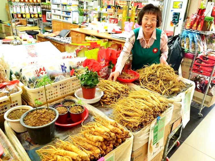 Khám phá khu chợ nổi tiếng bán nhân sâm thượng hạng lớn nhất Hàn Quốc