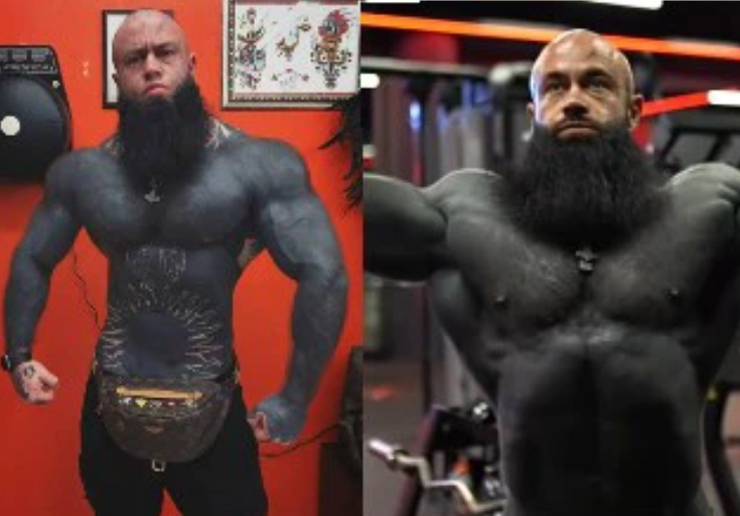 Lực sĩ cơ bắp nghe &#34;lệnh vợ&#34;, xăm đen toàn thân như &#34;Người dơi&#34; - 2