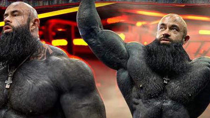 Lực sĩ cơ bắp nghe &#34;lệnh vợ&#34;, xăm đen toàn thân như &#34;Người dơi&#34; - 1