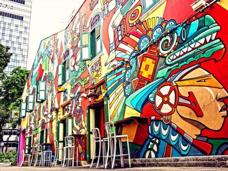 10 địa điểm nghệ thuật đường phố đẹp nhất ở Singapore