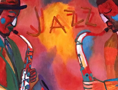 Giải trí - Nghe Jazz qua... tranh của họa sĩ Phạm Văn Bắc