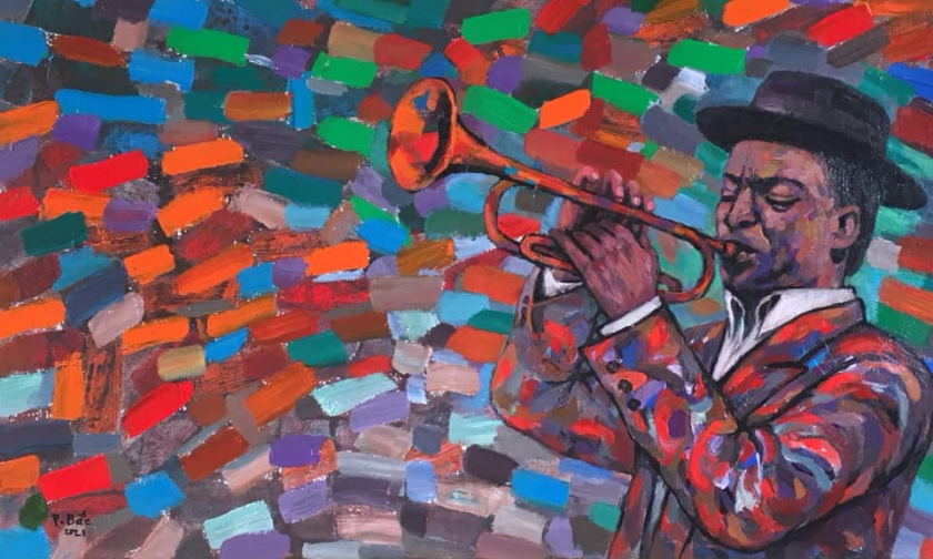 Nghe Jazz qua... tranh của họa sĩ Phạm Văn Bắc - 3