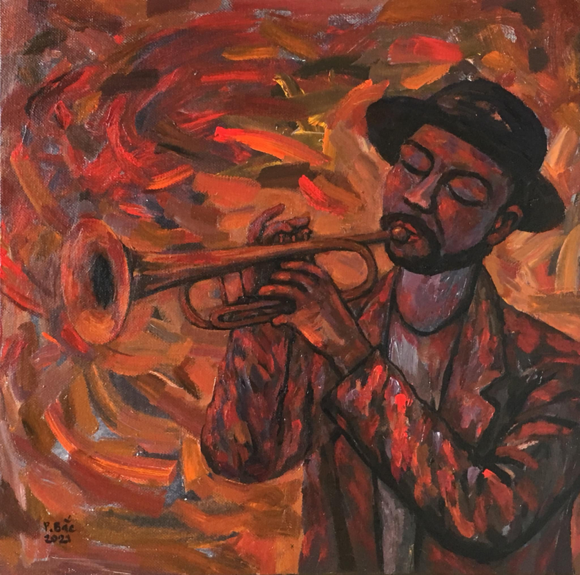 Nghe Jazz qua... tranh của họa sĩ Phạm Văn Bắc - 5