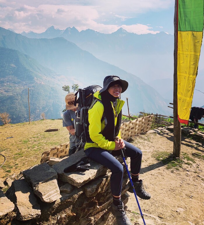 Bella Mai chia sẻ trải nghiệm nhớ đời khi trekking ở ngọn núi cao hơn 6600m tại Nepal - 4