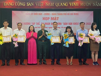 Chuyển động - Tuyên dương các điển hình “Dân vận khéo” năm 2022