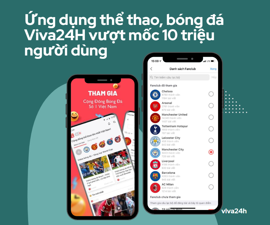 Tin nóng bóng đá, cập nhật từng phút - 1 bước tải ngay Viva24h - 2