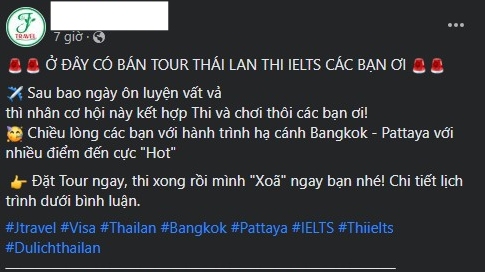 Hãng lữ hành mở tour Sing, Thái, “khuyến mãi” kèm kỳ thi IELTS - 4