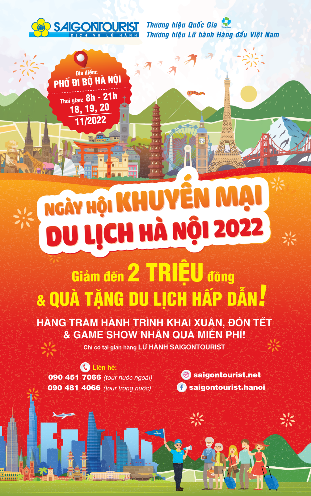 Saigontourist tung nhiều ưu đãi tại Ngày hội Du lịch Hà Nội 2022 - 1