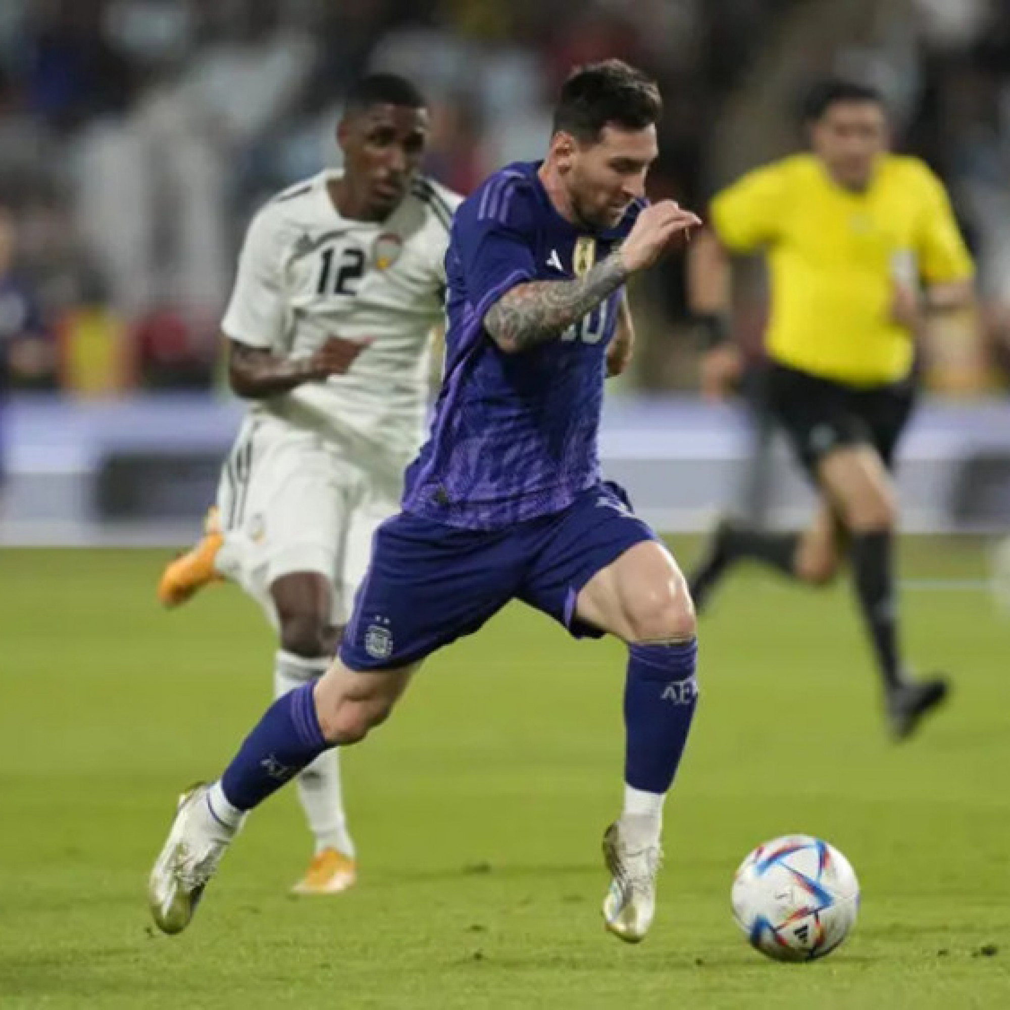 Thể thao - Video bóng đá UAE - Argentina: Đại tiệc &quot;5 sao&quot;, Messi - Di Maria tỏa sáng (Giao hữu World Cup)