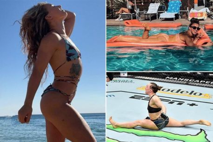 Người đẹp mặc bikini bé xíu chơi Golf, vũ nữ thoát y thi đấu MMA - 2