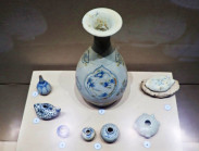 Hàng trăm hiện vật, gốm Chu Đậu trong tàu đắm ở biển Cù Lao Chàm