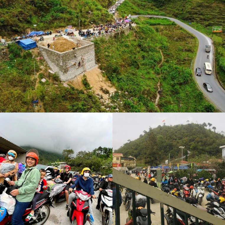 Du khách đổ xô du lịch Hà Giang khiến nhiều tuyến đường rơi vào tình trạng ùn tắc - 4