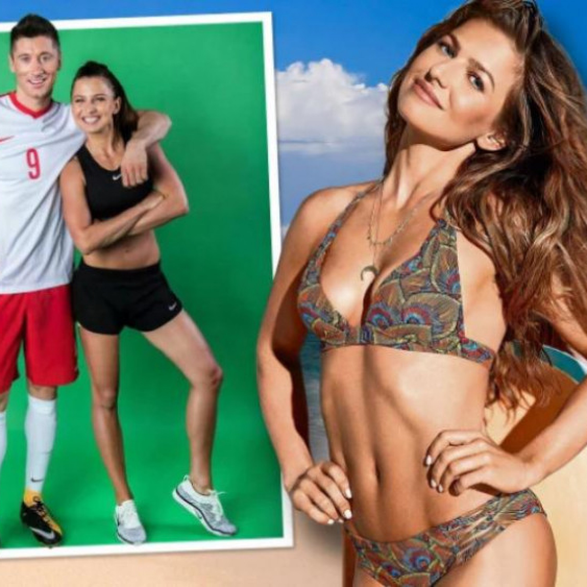 Thể thao - Người đẹp karate mặc bikini tuyệt đẹp, cổ vũ Lewandowski đá World Cup