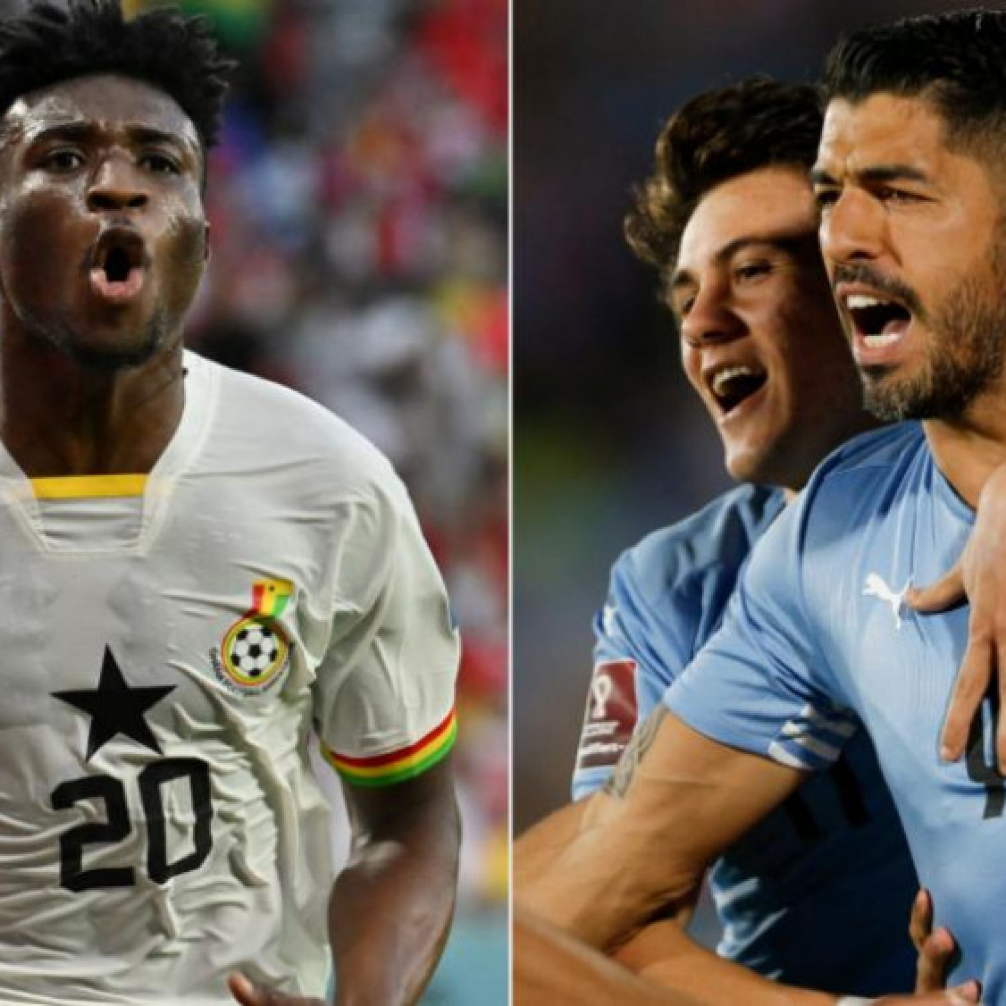  - Trực tiếp bóng đá Ghana - Uruguay: Suarez đá cặp Nunez, Cavani dự bị (World Cup)