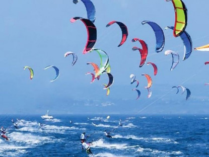 Lễ hội - Hơn 70 vận động viên từ 15 nước sắp biểu diễn lướt ván diều tại Ninh Thuận