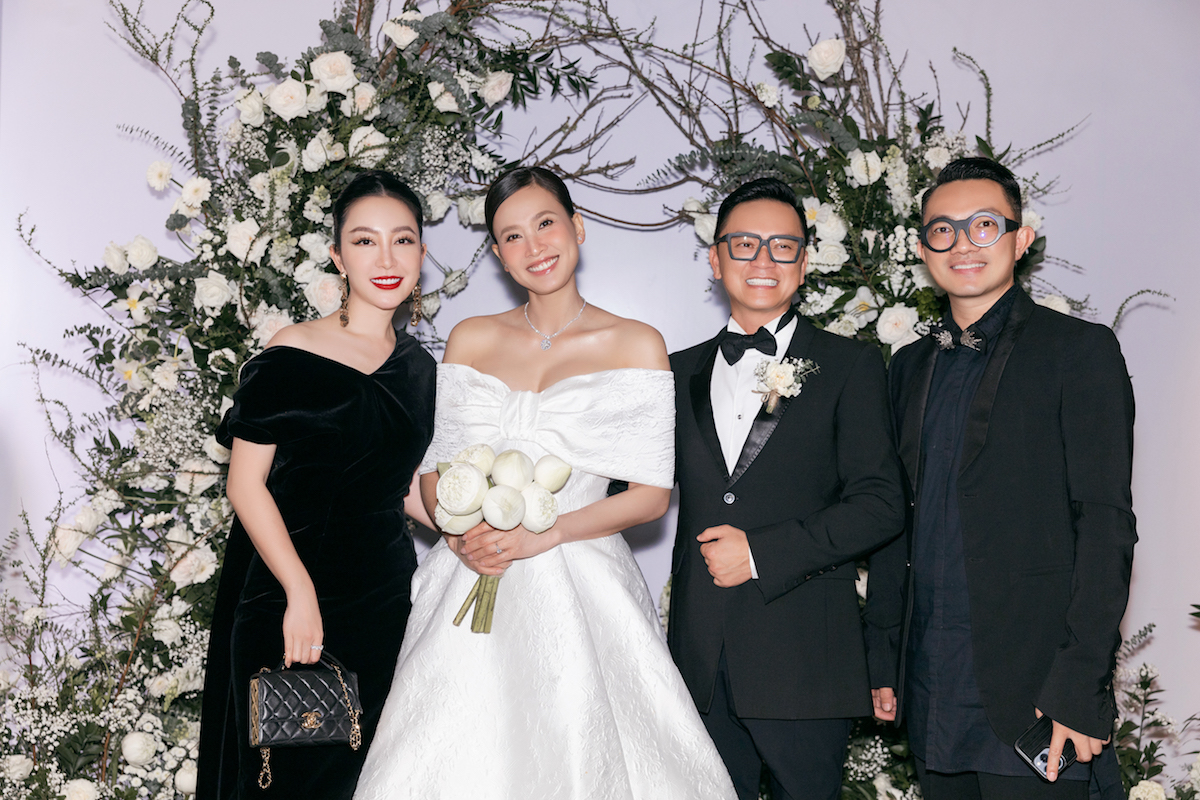 Dàn sao vui mừng dự tiệc cưới của Hoa hậu Dương Mỹ Linh - 4