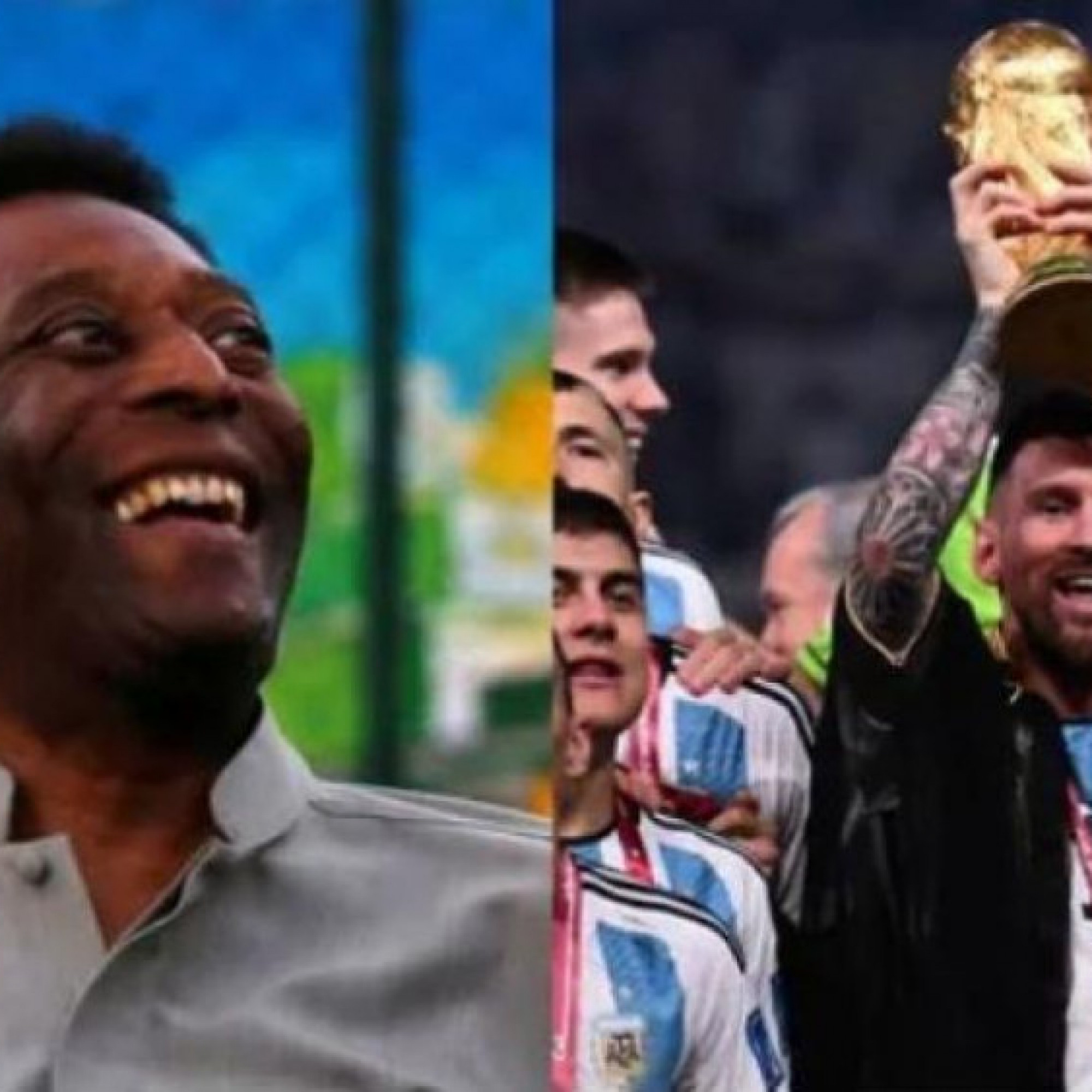 Thể thao - Messi vô địch World Cup: Pele và Ronaldo &quot;béo&quot; chúc tụng, người Brazil trao đặc ân