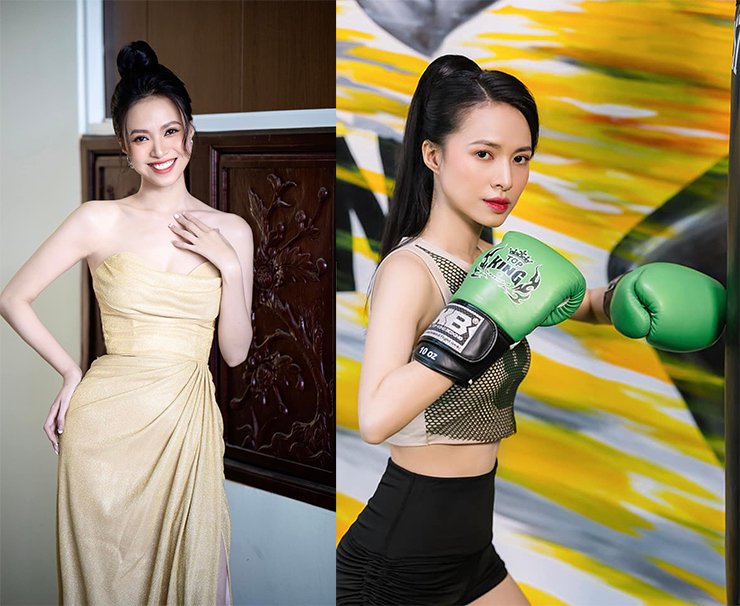 Hot girl Kim Hậu tay không chặt gỗ cùng mỹ nhân “đại náo” võ thuật 2022 - 8